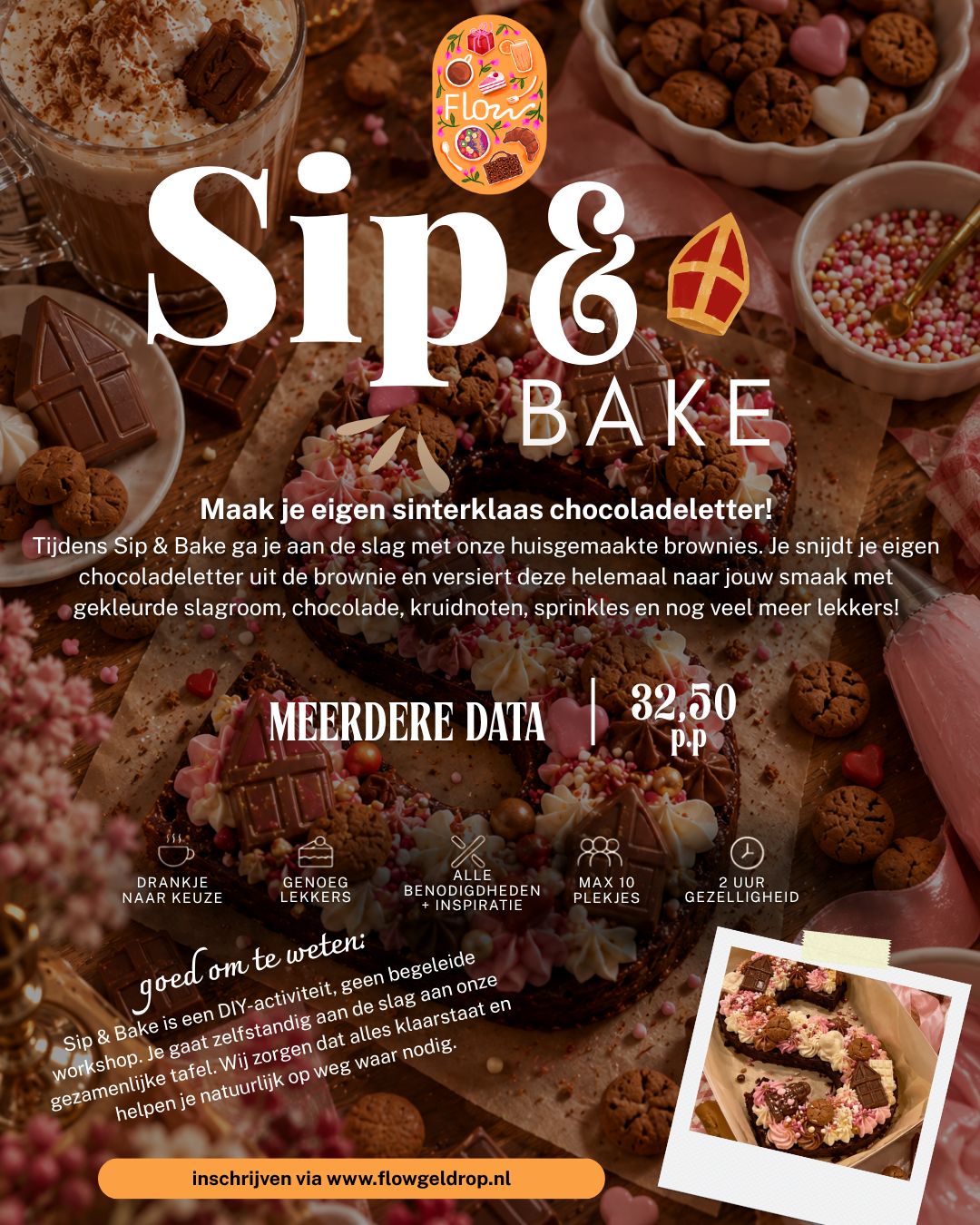 Sip & Bake |Sinterklaas letter maken 27-11