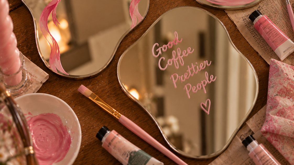 Sip & Paint | spiegel schilderen
